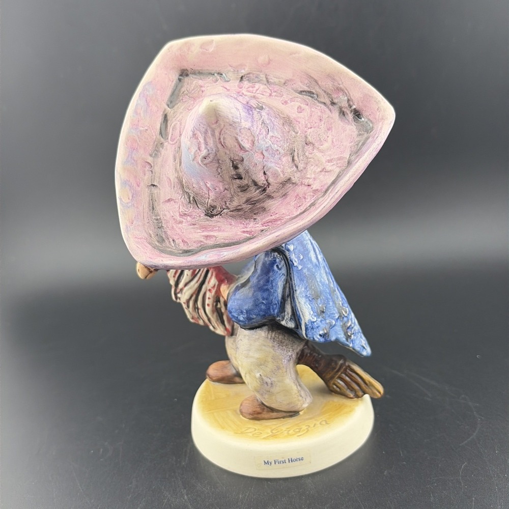 Signed Goebel W Germany DeGrazia Figure 6" My First Horse 1983 - Picture 3 of 10